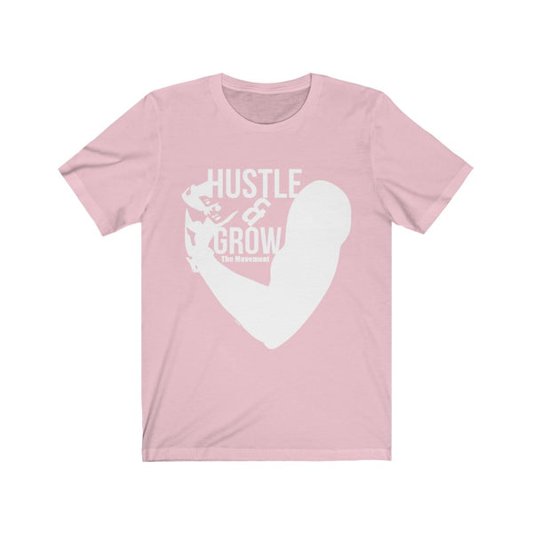 Hustle & Grow Short Sleeve Tee (Pink)