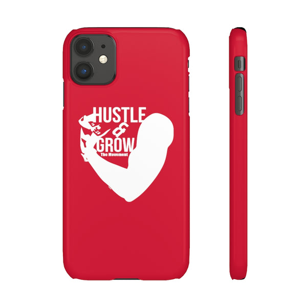 Hustle & Grow Snap Case (IPhone/Samsung Galaxy) (Red)