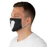 Hustle & Grow Fabric Face Mask (Black)