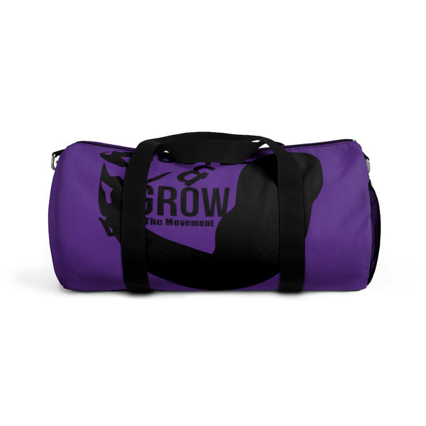 Hustle & Grow Gym Bag (Purple/Black)