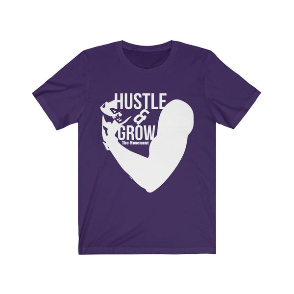 Hustle & Grow Short Sleeve Tee (Purple)