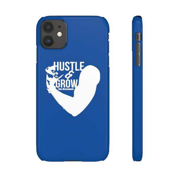 Hustle & Grow Snap Case (IPhone/Samsung Galaxy) (Blue)