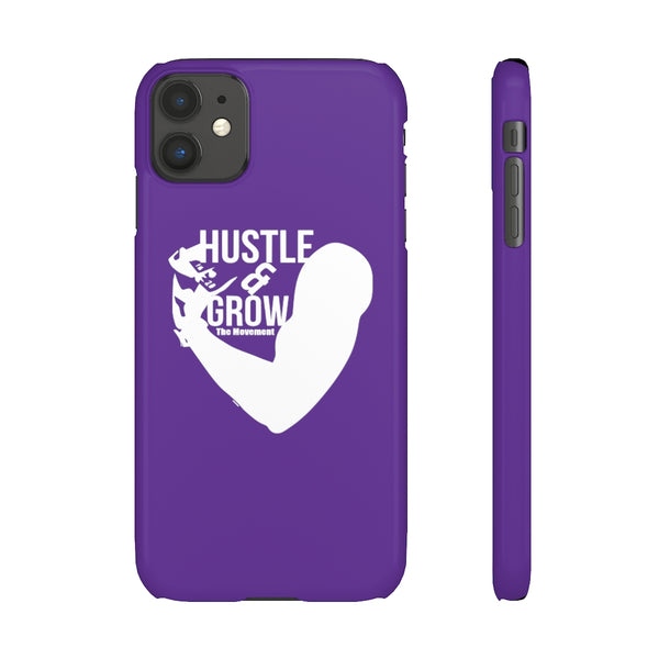 Hustle & Grow Snap Case (IPhone/Samsung Galaxy) (Purple)