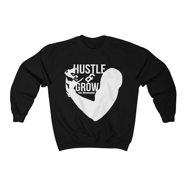 Hustle & Grow Crewneck Sweatshirt (Black)