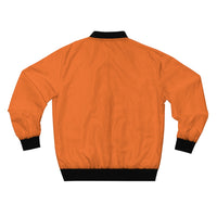 Hustle & Grow Bomber Jacket (Orange)