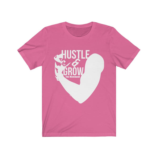 Hustle & Grow Short Sleeve Tee (Charity Pink)