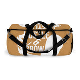 Hustle & Grow Gym Bag (Gold/White)