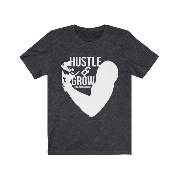 Hustle & Grow Short Sleeve Tee (Dark Gray)