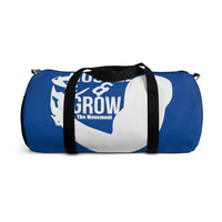 Hustle & Grow Gym Bag (Blue/White)