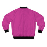 Hustle & Grow Bomber Jacket (Pink)