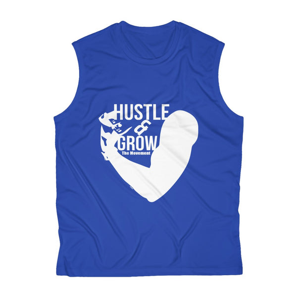 Hustle & Grow Workout Performance Tee (Blue)