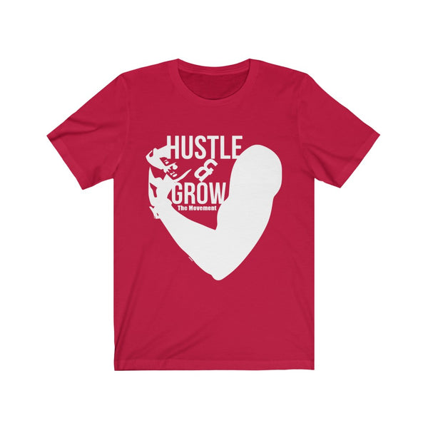 Hustle & Grow Short Sleeve Tee (Red)