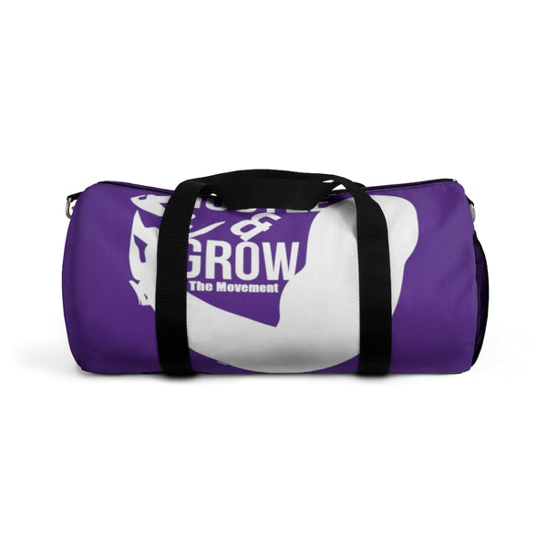 Hustle & Grow Gym Bag (Purple/White)