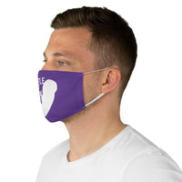 Hustle & Grow Fabric Face Mask (Purple)