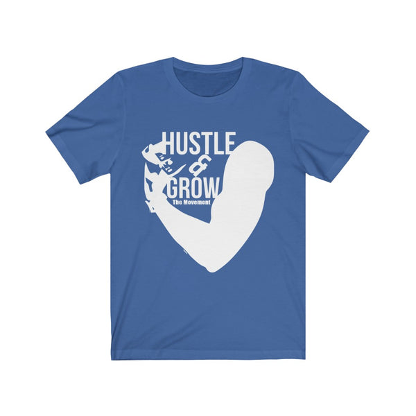 Hustle & Grow Short Sleeve Tee (Blue)