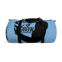 Hustle & Grow Gym Bag (Light Blue/Black)