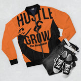 Hustle & Grow Bomber Jacket (Orange)