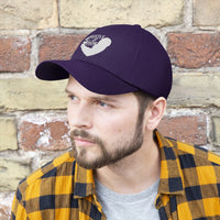 Hustle & Grow Twill Hat (Purple/White)